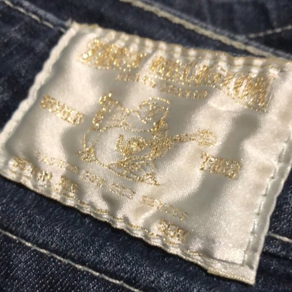 AUTHENTIC TRUE RELIGION JULIE SKINNY JEANS 31x29 MADE IN USA πΊπΈ - Picture 2 of 13